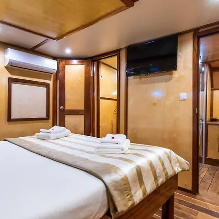 Night In Boat On The River Botel Omis